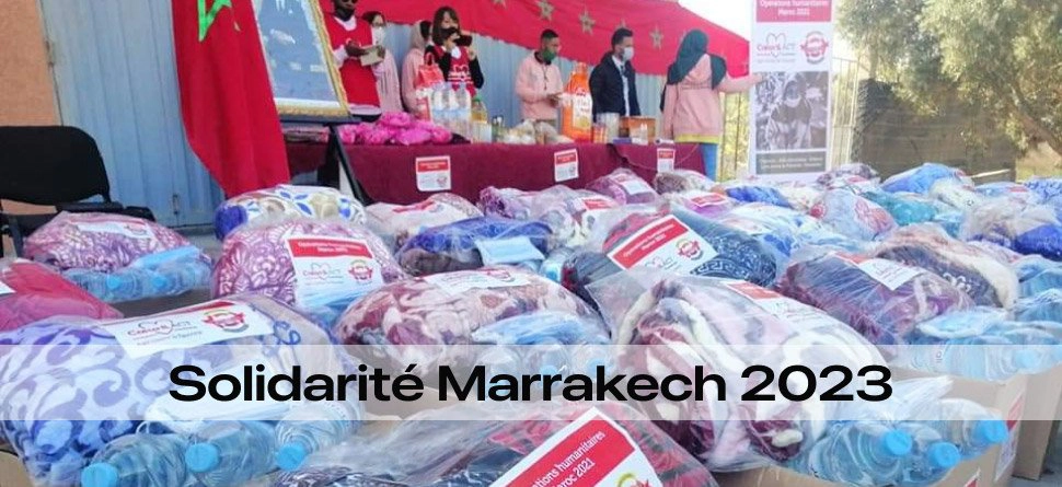 Séisme de Marrakech 2023 - Aide humanitaire Coups d'Éclats